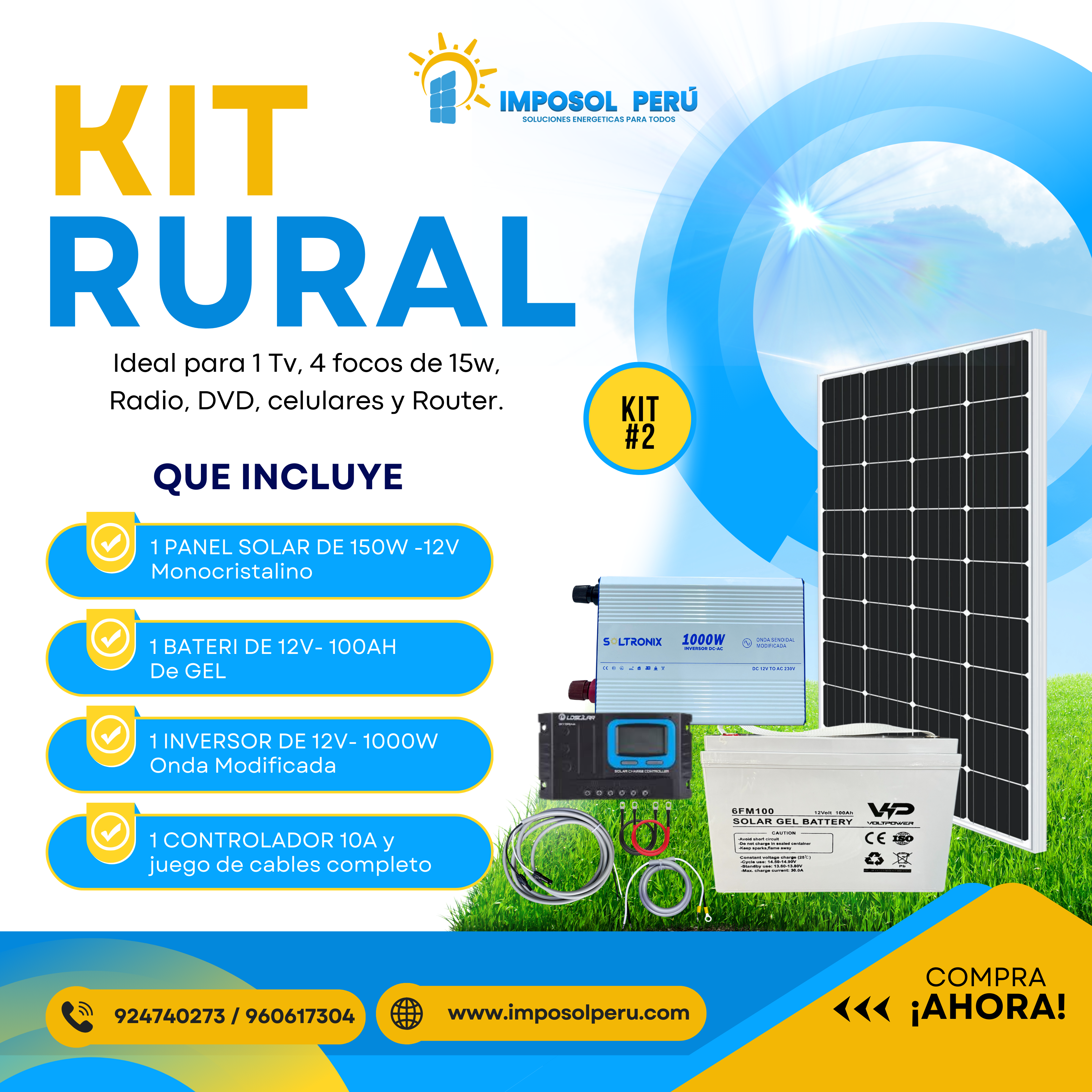 KIT FOTOVOLTAICO RURAL #2