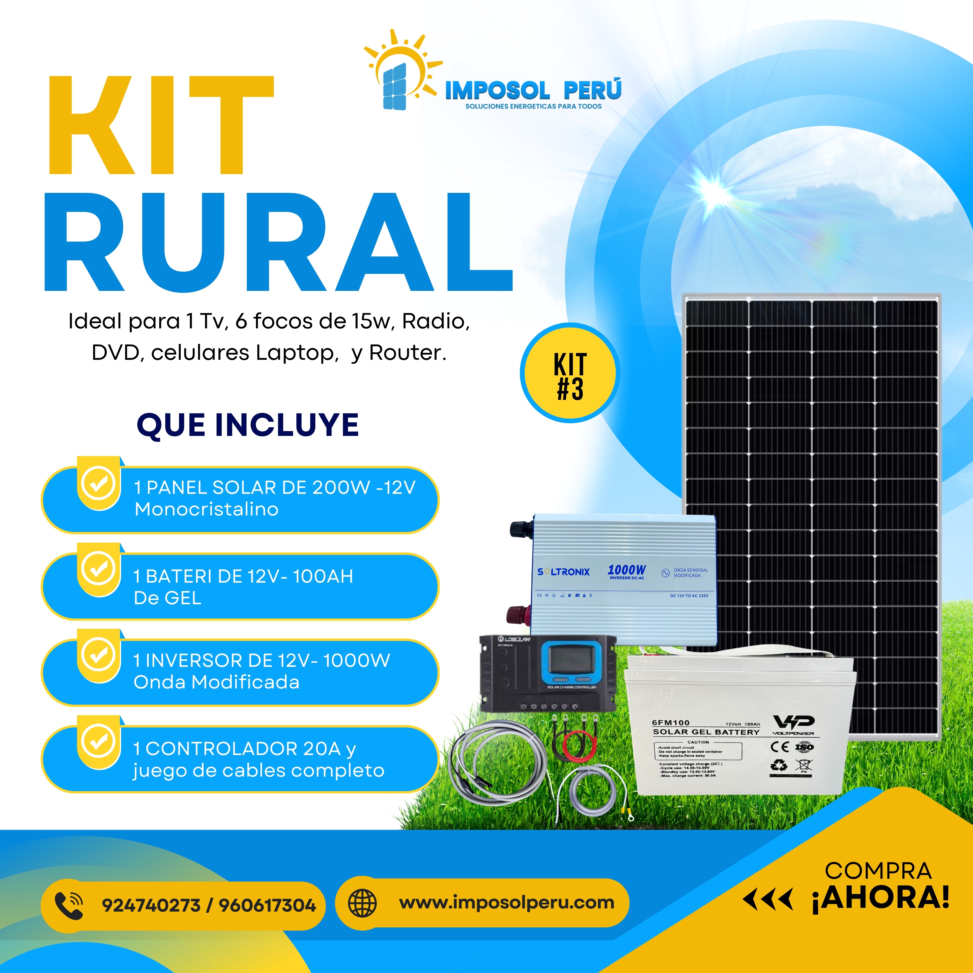 KIT FOTOVOLTAICO RURAL #3