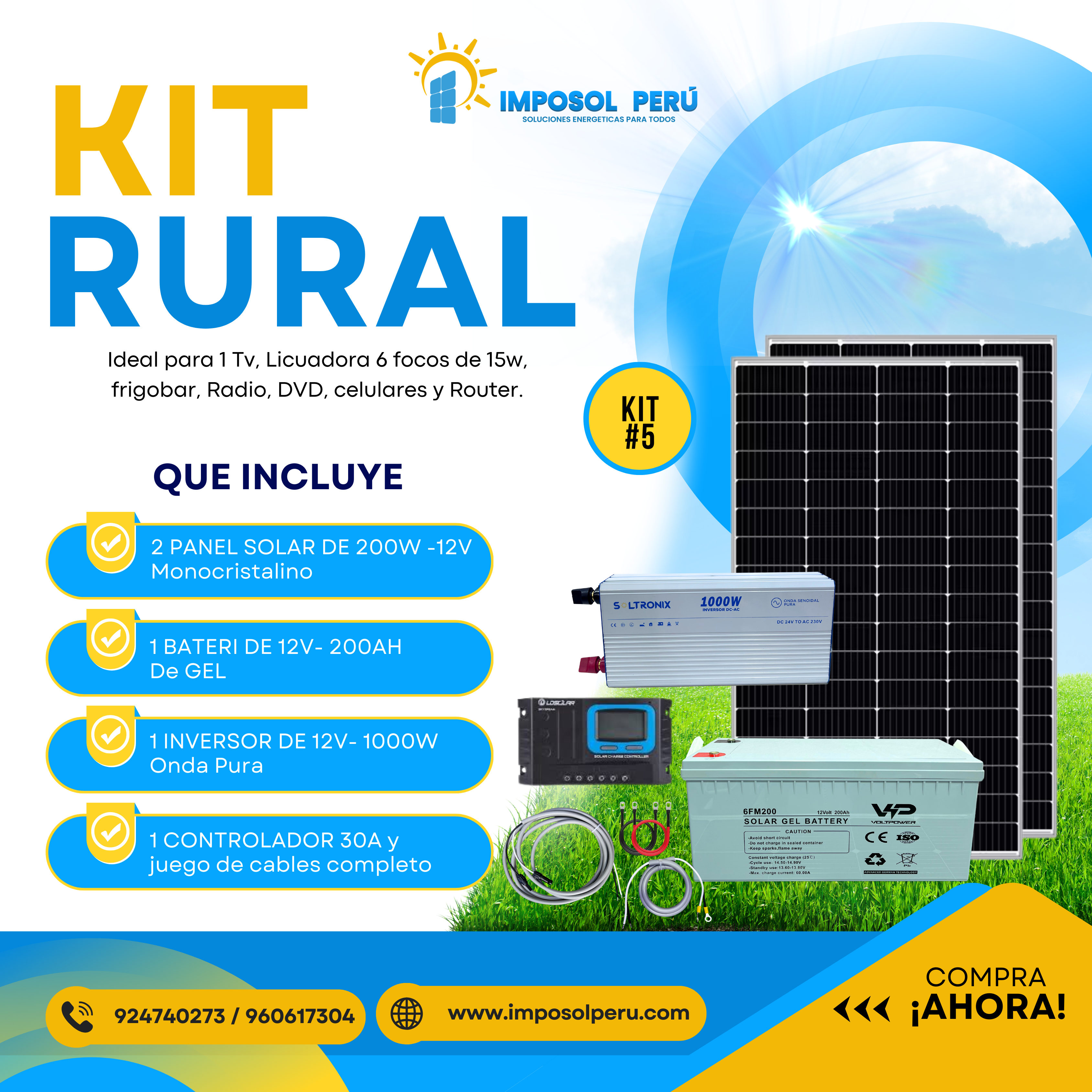 KIT FOTOVOLTAICO RURAL #5