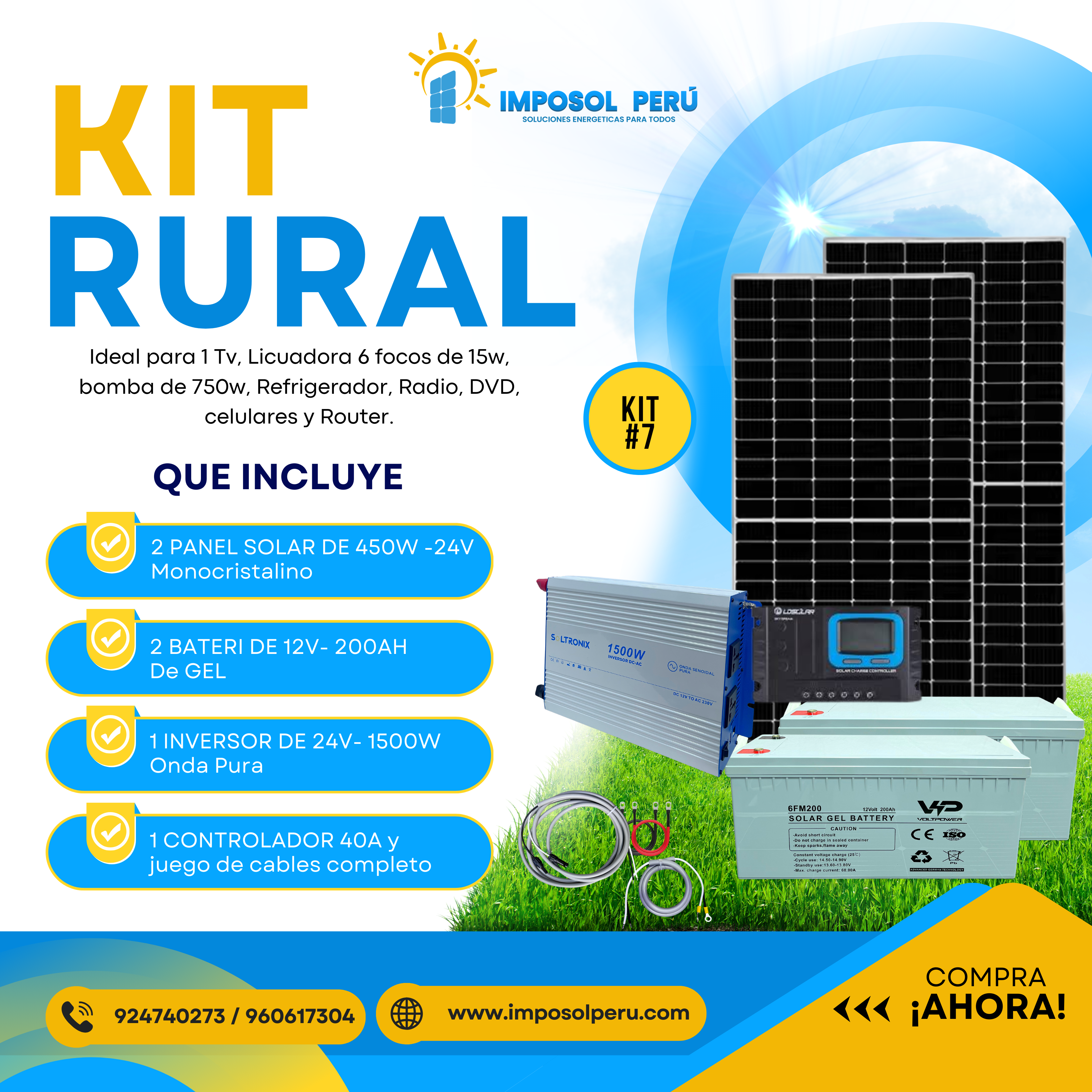 KIT FOTOVOLTAICO RURAL #7