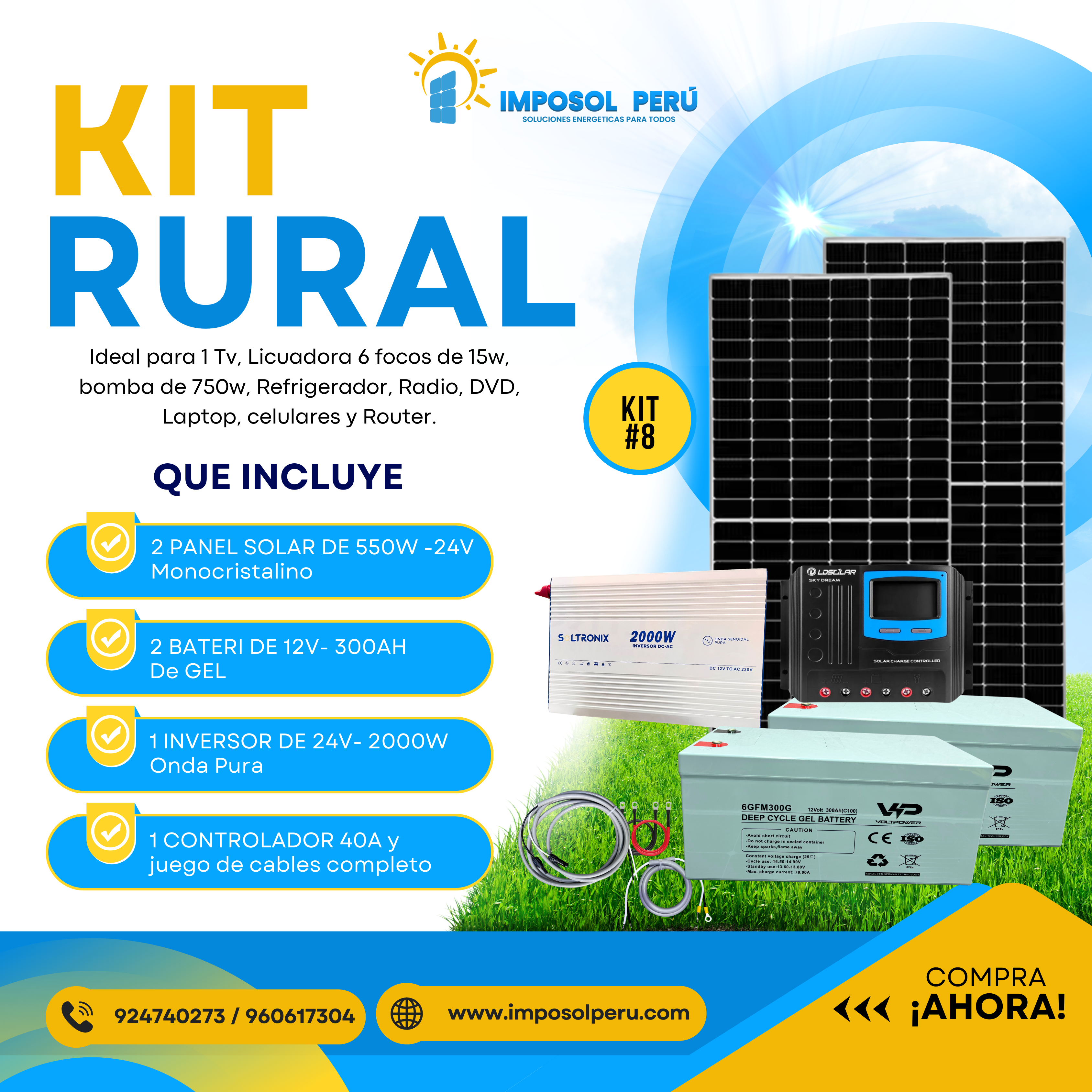 KIT FOTOVOLTAICO RURAL #8